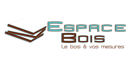 The new Espace Bois logo, designed by AmaZili