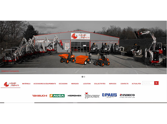 The Alliance Compacts website, 2019 version, on a computer