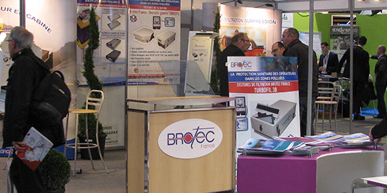 Présentation de la gamme turbofil sur le stand de Brotec France