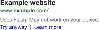 Google pénalise les sites et les technologies obsolètes